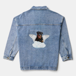 Rottweiler Angel Denim Jacket