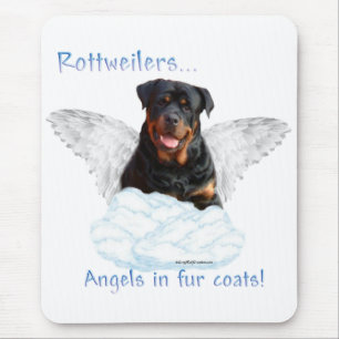 Rottweiler Angel Mouse Mat