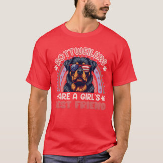 ROTTWEILER ARE A GIRLS BEST FRIEND Rottweiler boy T-Shirt