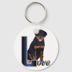 Rottweiler Art Gifts Key Ring