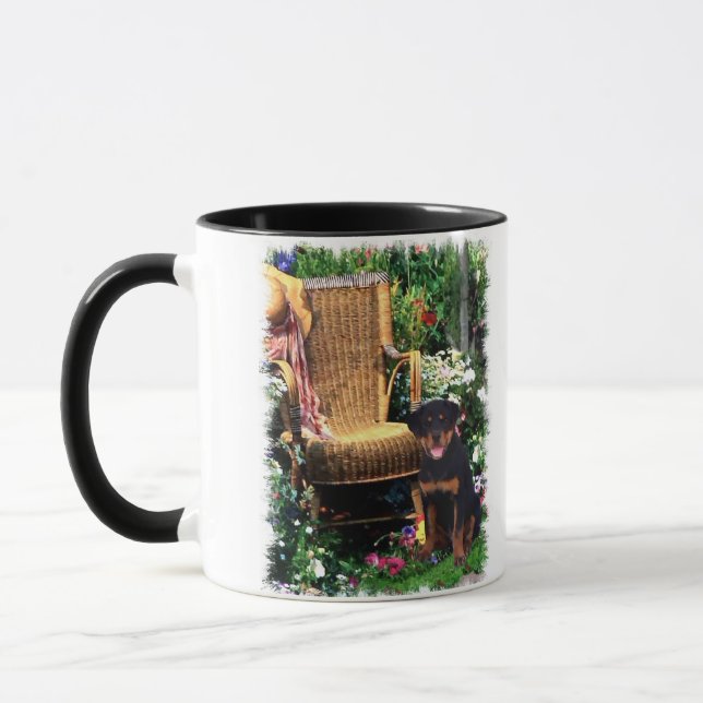 Rottweiler Art Gifts Mug (Left)