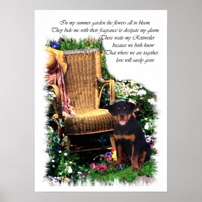 Rottweiler Art Print (Front)