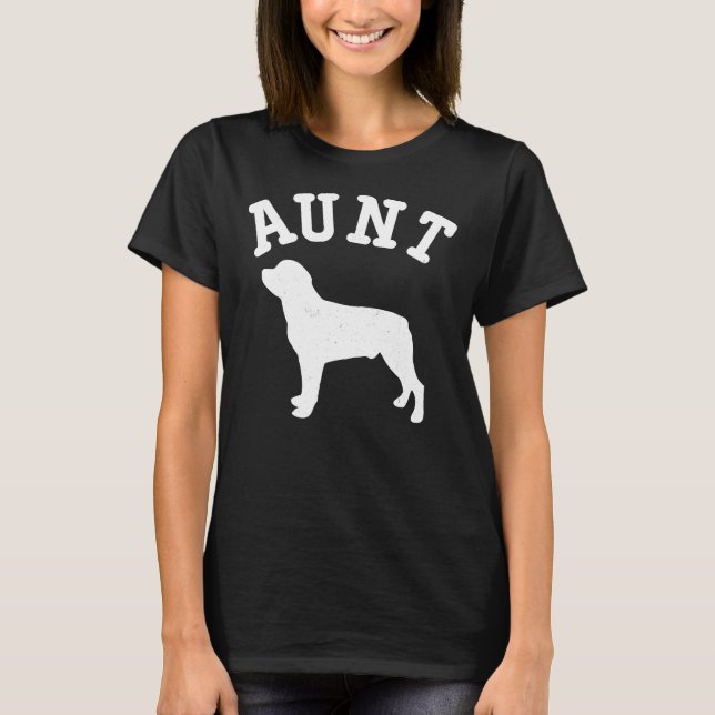 Rottweiler Aunt T-Shirt (Front)