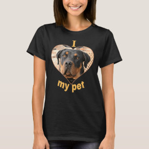 Rottweiler Beautiful Dog Prints I Love Dogs T-Shirt