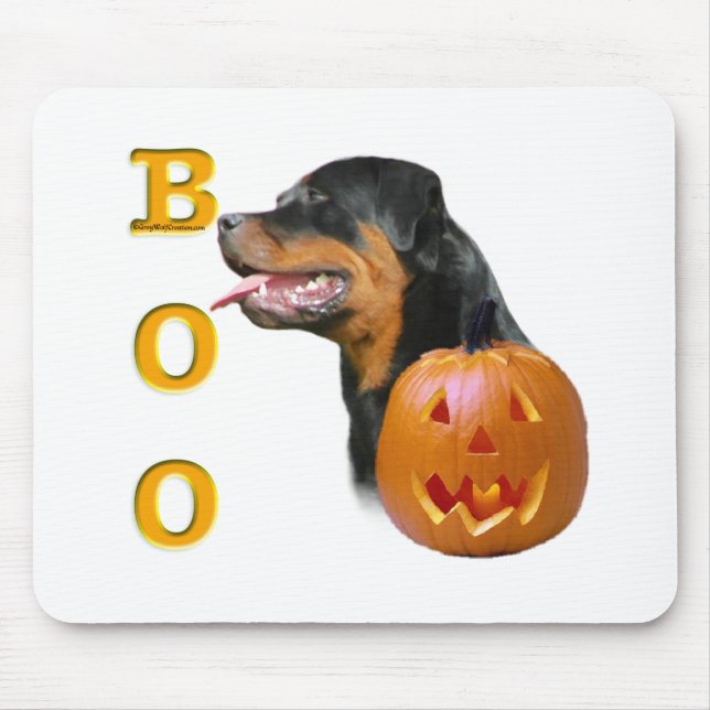 Rottweiler Boo Mouse Mat (Front)