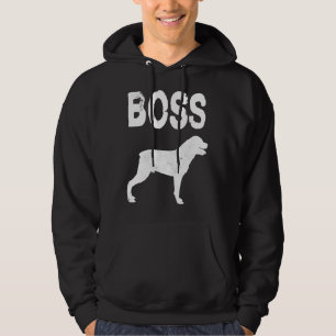 Rottweiler Boss Rottweiler Dog Hoodie