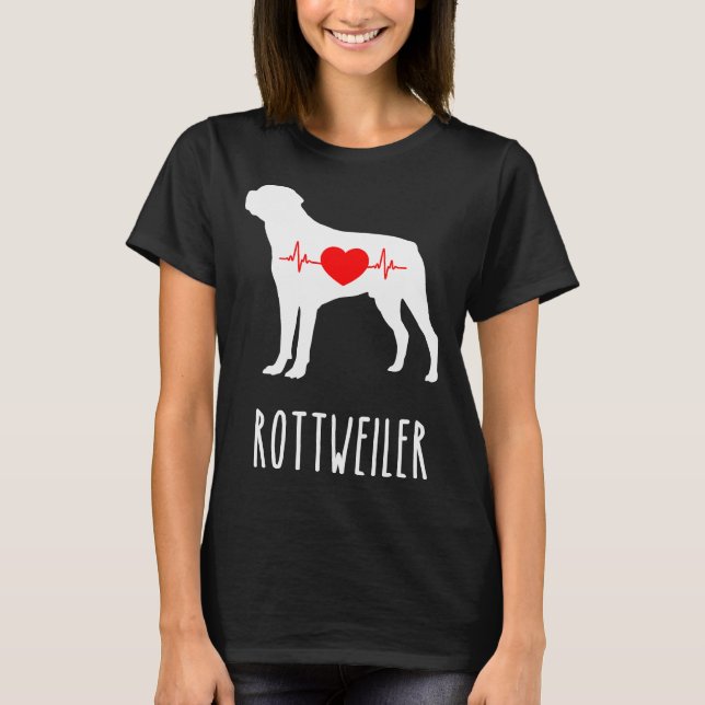 Rottweiler Breed Dog Lover Top Mum Shows (Front)