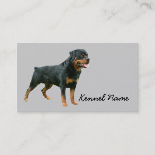 Rottweiler Breeder Business Card