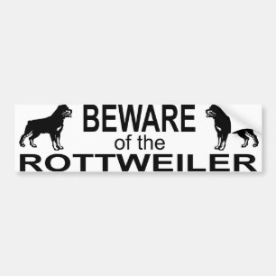 rottweiler bumber sticker
