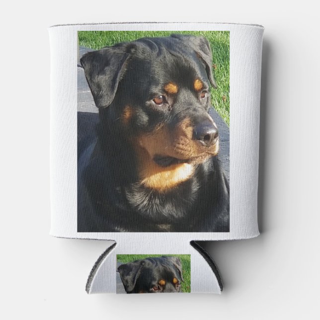 Rottweiler Can Cooler (Front)
