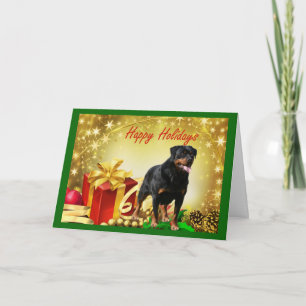 Rottweiler Christmas Card Gifts
