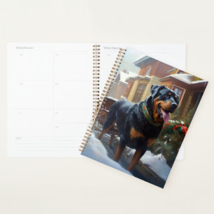 Rottweiler Christmas Festive Season Planner