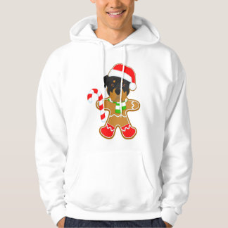 rottweiler christmas hoodie