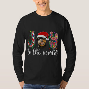 Rottweiler Christmas Rottie Xmas Party Rottweiler T-Shirt