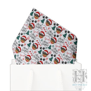 Rottweiler Christmas Tissue Paper