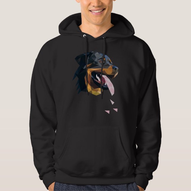 Rottweiler Classic 446 Hoodie (Front)