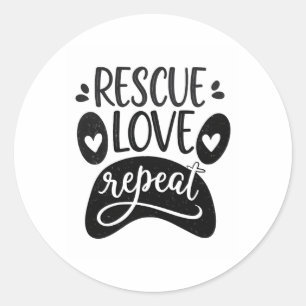 Rottweiler classic round sticker
