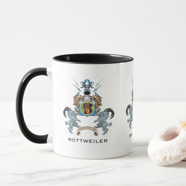 Rottweiler Coat of Arms mug (With Donut)