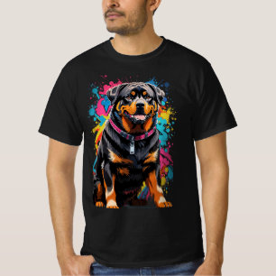 Rottweiler Colour Art T-Shirt