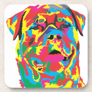 rottweiler colour coaster