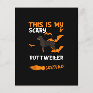 Rottweiler Costume Halloween Lazy Scary Dog Tank