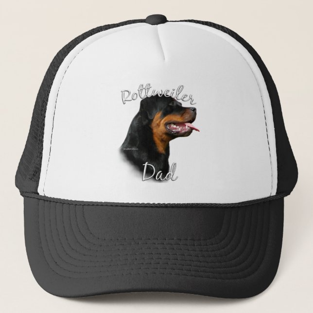 Rottweiler Dad 2 Trucker Hat (Front)