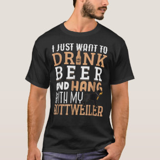 Rottweiler Dad   Father S Day Rottie Dog Beer T-Shirt