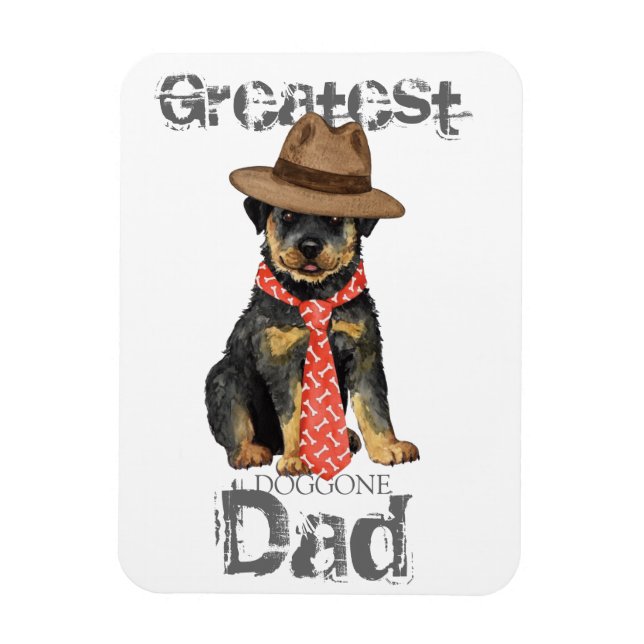 Rottweiler Dad Magnet (Vertical)