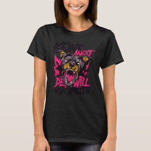 Rottweiler Dangerous Dog Just Wants To Play T-Shirt
