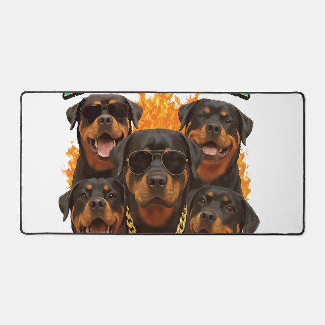 Rottweiler  desk mat (Front)