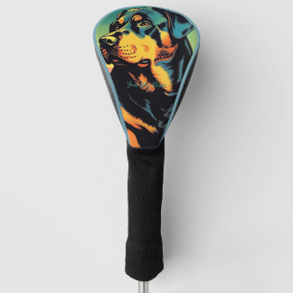 Rottweiler Dog 001 - Bruno Pokopen Golf Head Cover