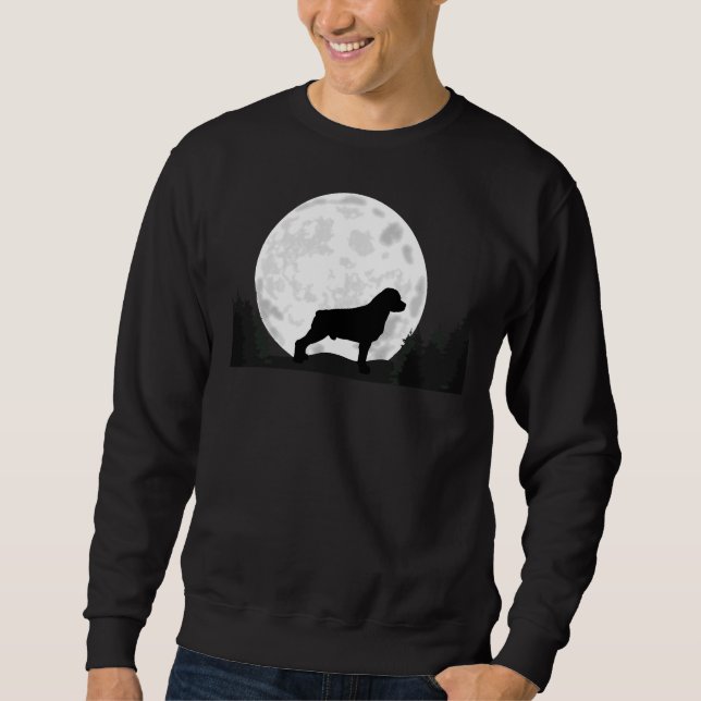Rottweiler Dog 47 Sweatshirt (Front)