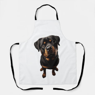 rottweiler dog apron