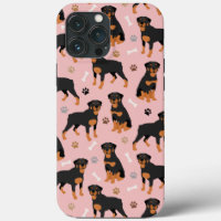 Rottweiler Dog Bones and Paws