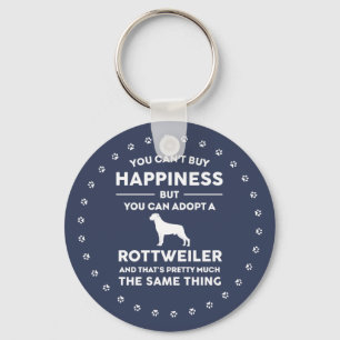 Rottweiler Dog Breed Happiness Key Ring
