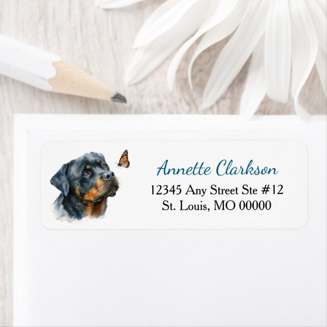 Rottweiler Dog Butterfly Wonder (Insitu)