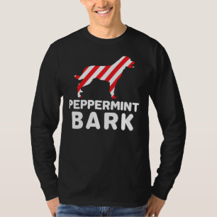 Rottweiler Dog Christmas  Peppermint Bark T-Shirt
