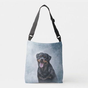 Rottweiler dog crossbody bag