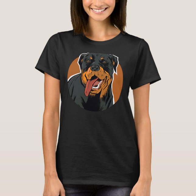 Rottweiler Dog Dogs Hunde Hund T-Shirt (Front)
