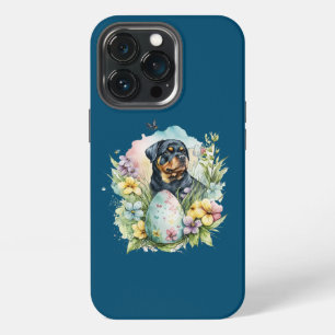 Rottweiler Dog Easter Egg, Happy Easter Rottweiler iPhone 13 Pro Case