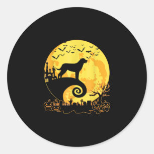 rottweiler dog halloween costume gifts ideas classic round sticker