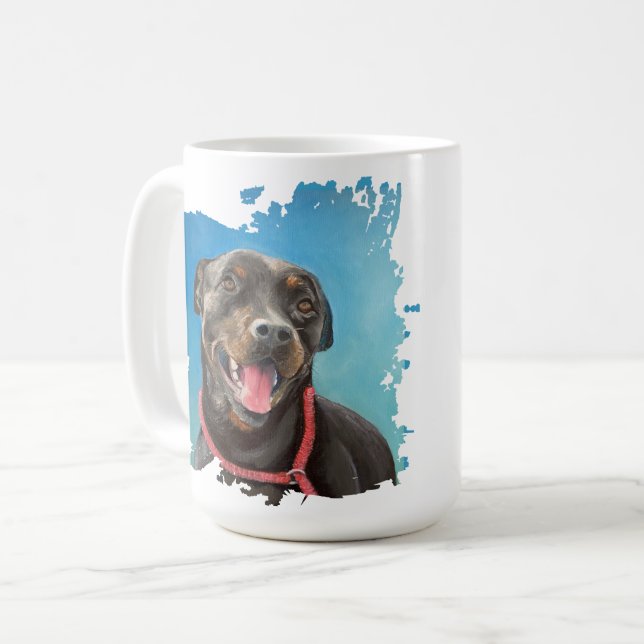 Rottweiler dog love mug  (Front Left)