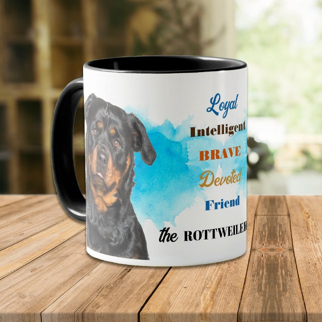 Rottweiler Dog Loyal Friend Mug (Creator Uploaded)