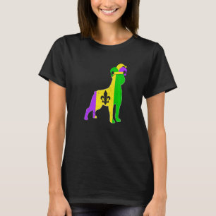 Rottweiler Dog Mardi Gras Carnivals Funny Puppy Je T-Shirt