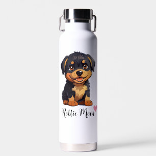 Rottweiler Dog Mum Copper Vacuum Water Bottle