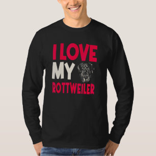 Rottweiler Dog Owner Breeders Fur Parent Pet T-Shirt