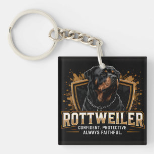 🐾 Rottweiler Dog Owner Family Keepsake 🐾 Key Ring