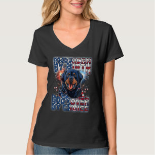 Rottweiler Dog Patriotic 4th of July Dog Mom Dad T-Shirt