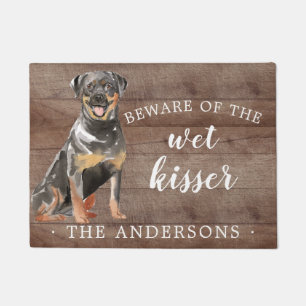 Rottweiler Dog Personalised Door Mat