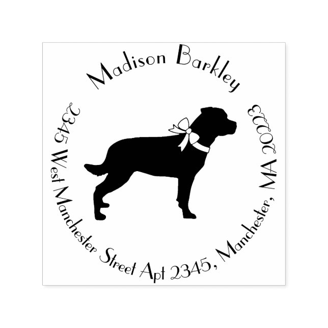 Rottweiler Dog Puppy Rottie Self-inking Stamp (Design)